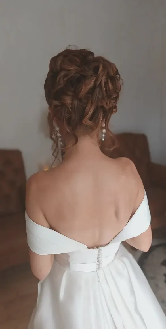 Bridal up do